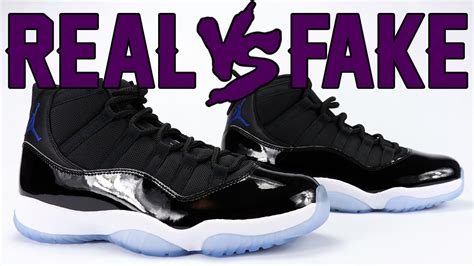 jordan 11 space jam nike real vs fake